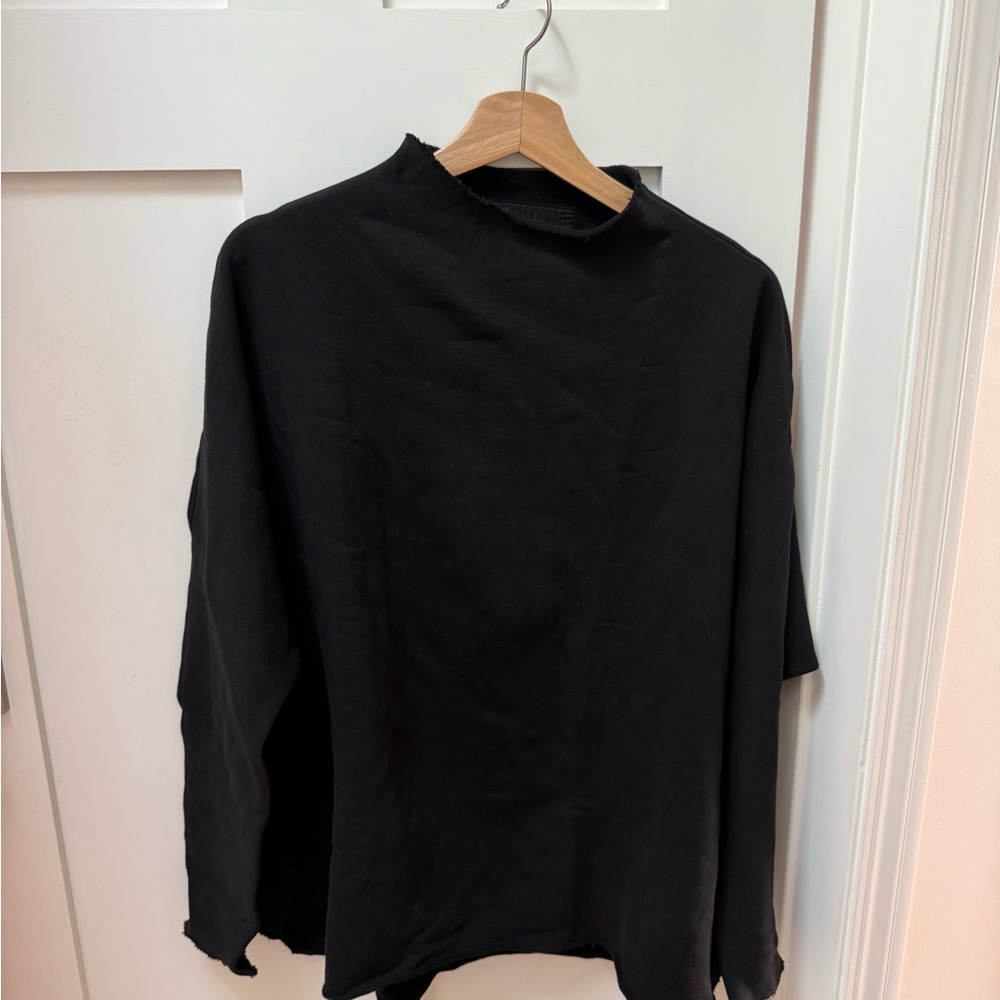 Frank & Eileen Effie Long-Sleeve Funnel Neck Triple Fleece Capelet large NWOT - Picture 4 of 8